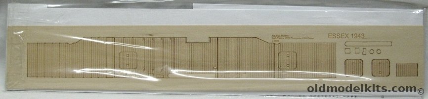 Nautilus Models 1/700 USS Essex CV9 Wooden Deck - Bagged, 700-509 plastic model kit